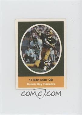 1972 Sunoco NFL Action Player Stamps - [Base] #_BAST - Bart Starr