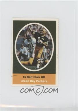 1972 Sunoco NFL Action Player Stamps - [Base] #_BAST - Bart Starr