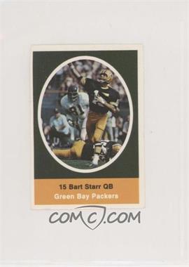 1972 Sunoco NFL Action Player Stamps - [Base] #_BAST - Bart Starr