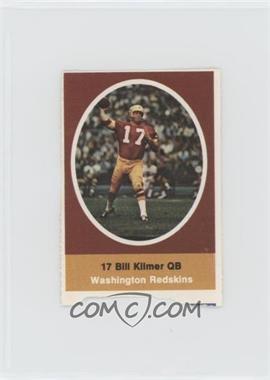 1972 Sunoco NFL Action Player Stamps - [Base] #_BIKI - Billy Kilmer