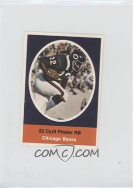 1972 Sunoco NFL Action Player Stamps - [Base] #_CYPI - Cyril Pinder