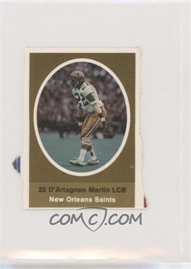 1972 Sunoco NFL Action Player Stamps - [Base] #_DAMA.1 - D'Artagnan Martin [Good to VG‑EX]