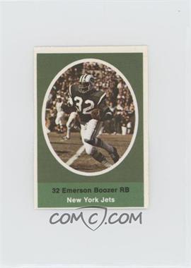 1972 Sunoco NFL Action Player Stamps - [Base] #_EMBO - Emerson Boozer