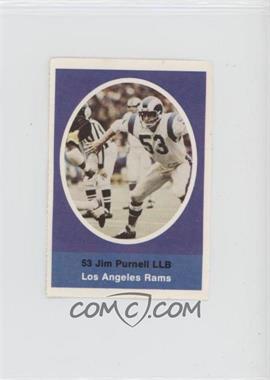 1972 Sunoco NFL Action Player Stamps - [Base] #_JIPU - Jim Purnell