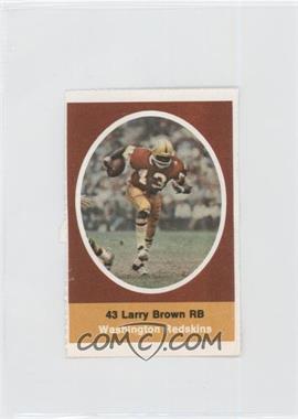 1972 Sunoco NFL Action Player Stamps - [Base] #_LABR - Larry Brown [Good to VG‑EX]