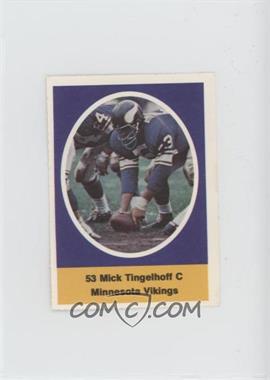 1972 Sunoco NFL Action Player Stamps - [Base] #_MITI.1 - Mick Tingelhoff