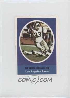 1972 Sunoco NFL Action Player Stamps - [Base] #_WIEL - Willie Ellison [Poor to Fair]