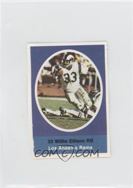 1972 Sunoco NFL Action Player Stamps - [Base] #_WIEL - Willie Ellison [Poor to Fair]