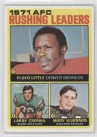 Floyd Little, Larry Csonka, Marv Hubbard [Good to VG‑EX]