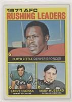 Floyd Little, Larry Csonka, Marv Hubbard [Good to VG‑EX]