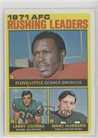 Floyd Little, Larry Csonka, Marv Hubbard