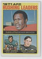 Floyd Little, Larry Csonka, Marv Hubbard