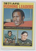 Floyd Little, Larry Csonka, Marv Hubbard