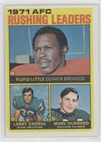 Floyd Little, Larry Csonka, Marv Hubbard