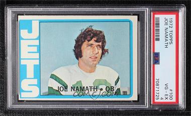 1972 Topps - [Base] #100 - Joe Namath [PSA 4 VG‑EX]