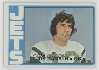 1972 Topps - [Base] #100 - Joe Namath