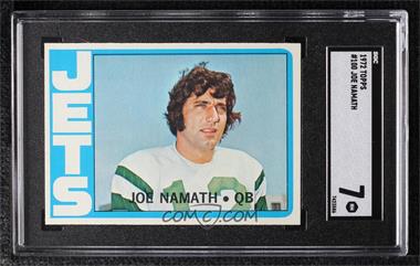 1972 Topps - [Base] #100 - Joe Namath [SGC 7 NM]