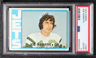 1972 Topps - [Base] #100 - Joe Namath [PSA 4 VG‑EX]