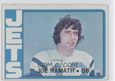 1972 Topps - [Base] #100 - Joe Namath [Good to VG‑EX]