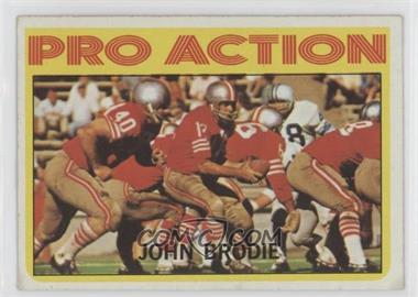 1972 Topps - [Base] #124 - Pro Action (John Brodie) [Good to VG‑EX]