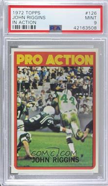 1972 Topps - [Base] #126 - John Riggins [PSA 9 MINT]