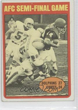 1972 Topps - [Base] #133 - Miami Dolphins, Kansas City Chiefs [Good to VG‑EX]