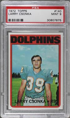 1972 Topps - [Base] #140 - Larry Csonka [PSA 9 MINT]