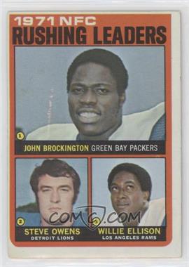 1972 Topps - [Base] #2 - Steve Owens, Willie Ellison, John Brockington