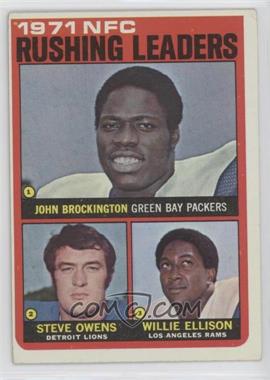 1972 Topps - [Base] #2 - Steve Owens, Willie Ellison, John Brockington