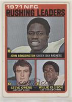 Steve Owens, Willie Ellison, John Brockington [Good to VG‑EX]