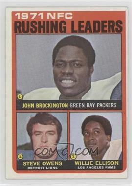 1972 Topps - [Base] #2 - Steve Owens, Willie Ellison, John Brockington