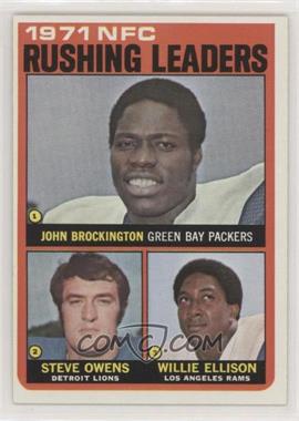 1972 Topps - [Base] #2 - Steve Owens, Willie Ellison, John Brockington