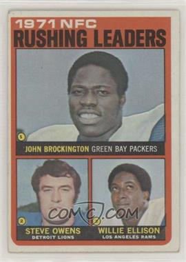 1972 Topps - [Base] #2 - Steve Owens, Willie Ellison, John Brockington