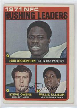 1972 Topps - [Base] #2 - Steve Owens, Willie Ellison, John Brockington