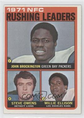 1972 Topps - [Base] #2 - Steve Owens, Willie Ellison, John Brockington