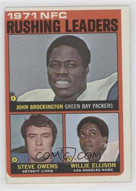 1972 Topps - [Base] #2 - Steve Owens, Willie Ellison, John Brockington