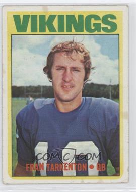 1972 Topps - [Base] #225 - Fran Tarkenton