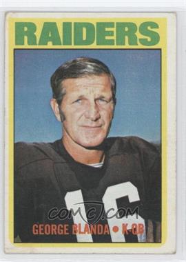 1972 Topps - [Base] #235 - George Blanda [Good to VG‑EX]