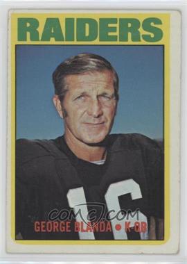 1972 Topps - [Base] #235 - George Blanda [Good to VG‑EX]