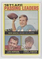 Len Dawson, Virgil Carter, Bob Griese