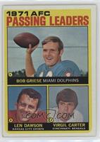 Len Dawson, Virgil Carter, Bob Griese