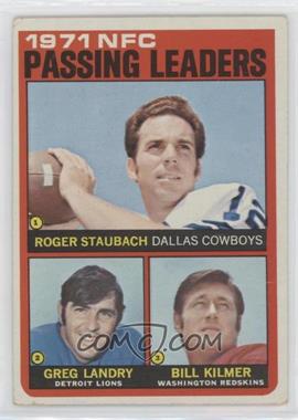 1972 Topps - [Base] #4 - Roger Staubach, Greg Landry, Billy Kilmer [Good to VG‑EX]