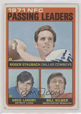 1972 Topps - [Base] #4 - Roger Staubach, Greg Landry, Billy Kilmer [Good to VG‑EX]