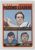 Roger Staubach, Greg Landry, Billy Kilmer