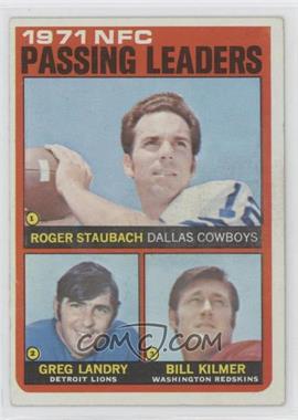 1972 Topps - [Base] #4 - Roger Staubach, Greg Landry, Billy Kilmer [Good to VG‑EX]