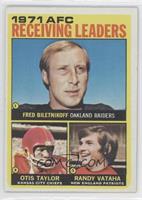 Fred Biletnikoff, Otis Taylor, Randy Vataha