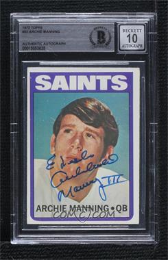 1972 Topps - [Base] #55 - Archie Manning [BAS 10]