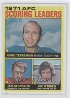 Garo Yepremian, Jan Stenerud, Jim O'Brien