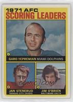 Garo Yepremian, Jan Stenerud, Jim O'Brien [Good to VG‑EX]