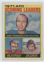 Garo Yepremian, Jan Stenerud, Jim O'Brien